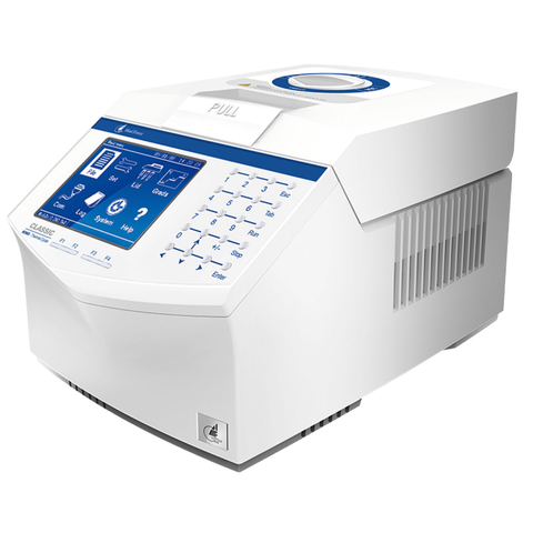 TERMOCICLADOR SEM GRADIENTE LCD DE 5,7", FAIXA TEMPERATURA 0°-100°C RAMPA AQUECIMENTO: 4°C/S E RESFRIAMENTO: 3,5°C/S COM 1 BLOCO 96 X 0,2ML