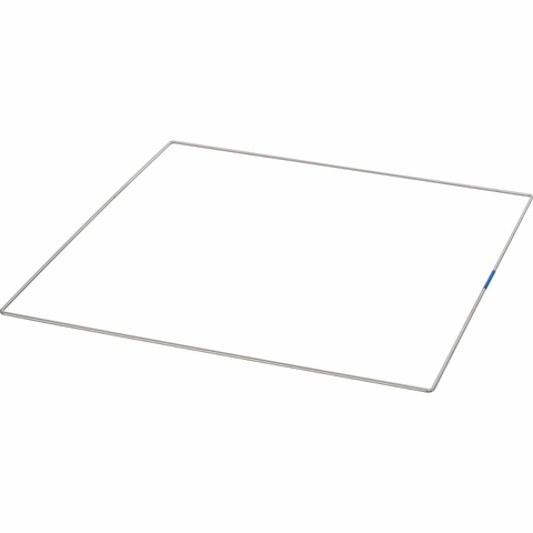 ESTRUTURA/MOLDURA EM AÇO INOXIDÁVEL 420X430MM PARA TESTE DE FOLHA DE ALUMÍNIO PARA VERIFICAÇÃO DOS BANHOS ULTRASSÔNICOS BANDELIN - CÓDIGO: FT-40