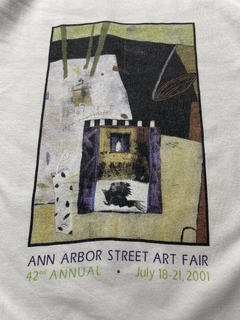 Camiseta y2k 2001 “Ann Arbor Street Art Fair” - M na internet