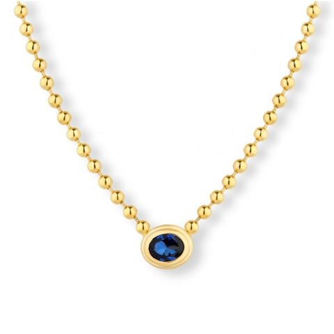 Colar Bolas Oval - comprar online