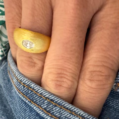 Anel Bombe Oval - loja online