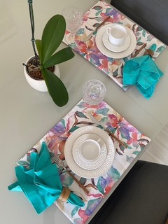 Lugar americano Aquarela/ Bege - loja online