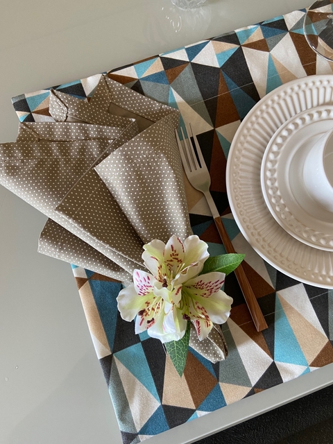 Porta guardanapo astromelias brancas - loja online