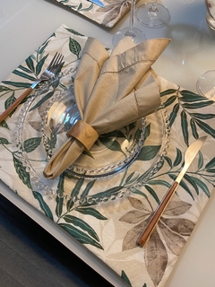 Lugar americano folhagem Eva