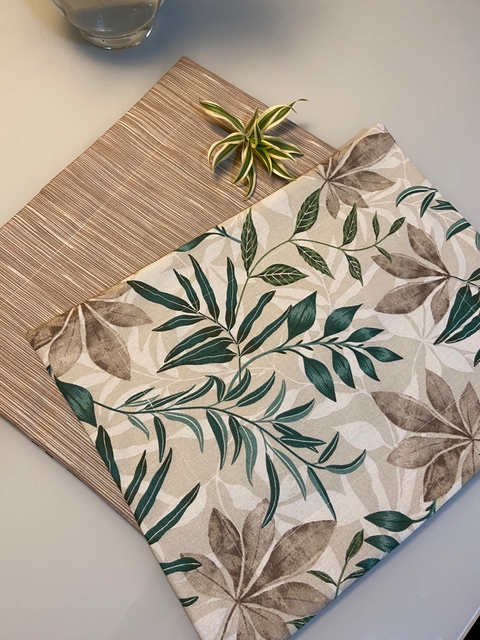 Lugar americano folhagem Eva