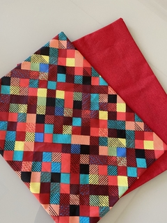 Lugar americano multicolor / vermelho - comprar online