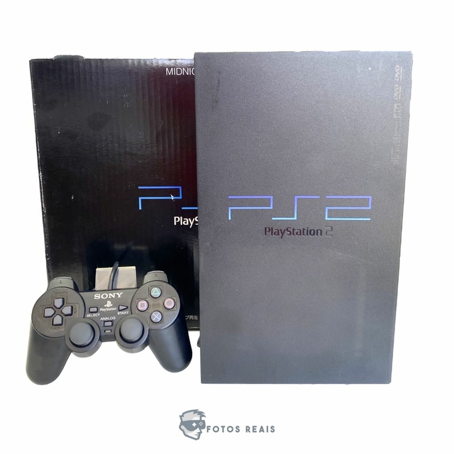 CONSOLE PLAYSTATION 2 FAT MIDNIGHT BLACK SCPH - 50000 (JPN CONSOLE PLAYSTATION 2 FAT MIDNIGHT BLACK SCPH - 50000 (JPN