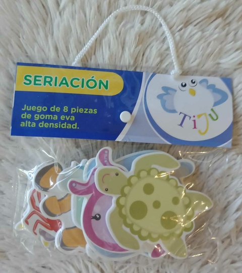 Juegos de Seriación - Goma Eva