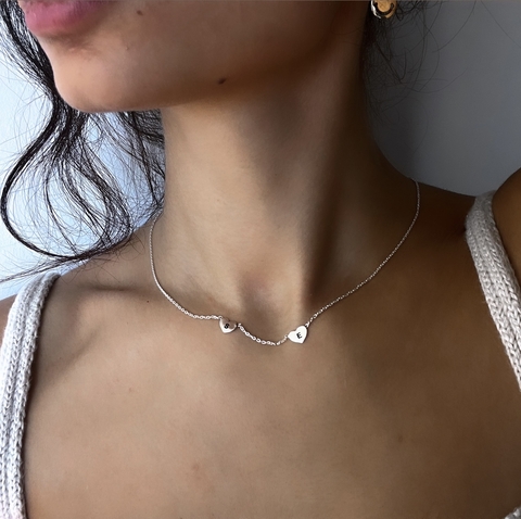 ID Hearts Engraved Necklace