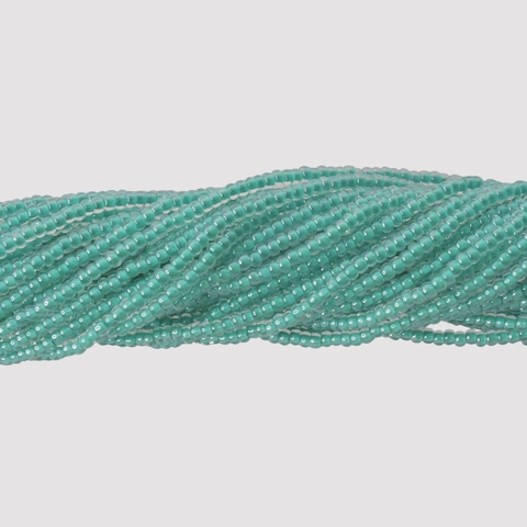MOSTACILLA CHECA TURQUESA TRANSPARENTE 10/0 (2mm) - TIRA 50cm - MO251 - comprar online