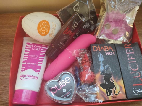 KIT EROTICO ESPECIAL DIA DOS NAMORADOS NOITE PERFEITA 11 PRODUTOS - FÁBRICA DA SEDUÇÃO