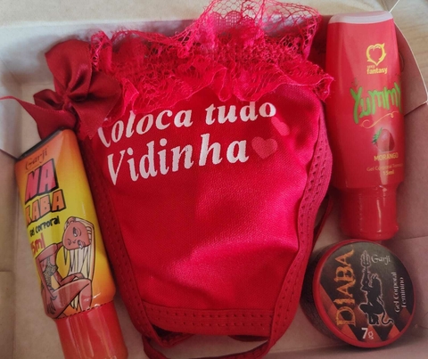 KIT EROTICO DIA DOS NAMORADOS - FÁBRICA DA SEDUÇÃO