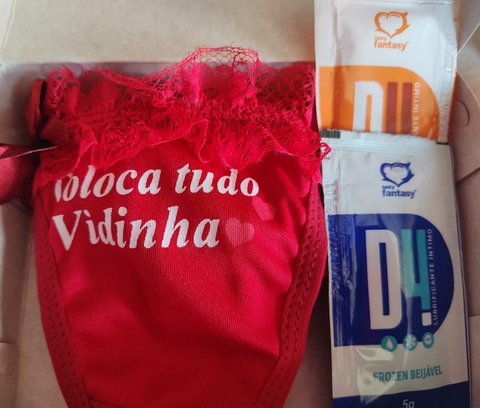 KIT EROTICO DIA DOS NAMORADOS - FÁBRICA DA SEDUÇÃO
