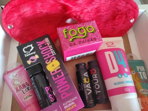 KIT EROTICO DIA DOS NAMORADOS NOITE DO CHICLETE - FÁBRICA DA SEDUÇÃO
