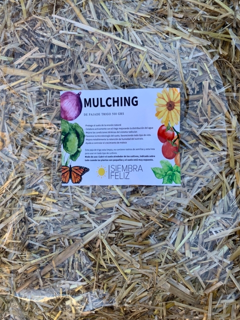MULCHING ORGANICO DE Paja de Trigo