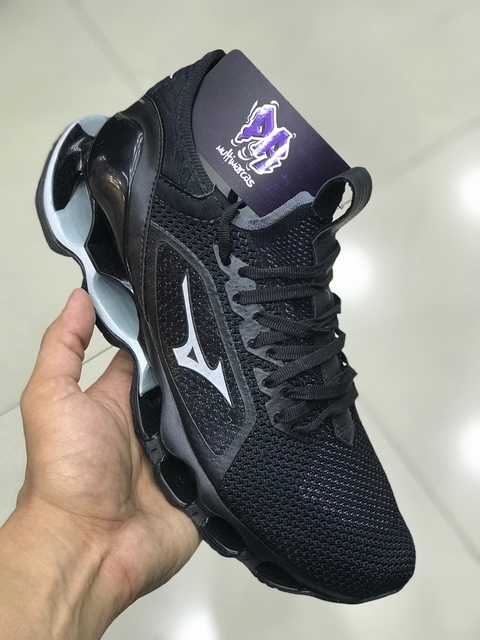 mizuno wave pro x wk preto e cinza