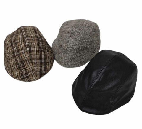 Boinas cuero y paño - comprar online