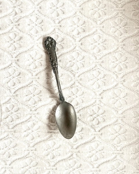 Cuchara plata vieja