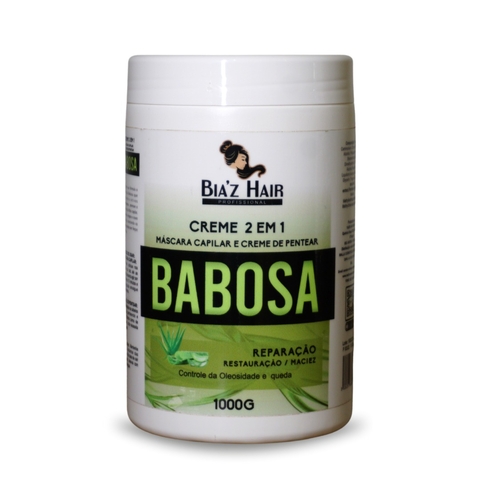 CREME 2 EM 1 BABOSA 1KG BIAZ HAIR