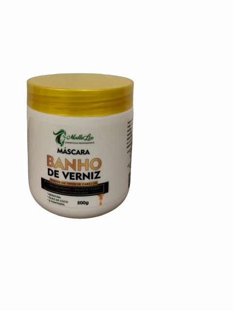HIDRATAÇAO BANHO DE VERNIZ 500G MALLU LISS