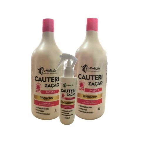KIT 3 PASSOS CAUTERIZAÇÃO 1L