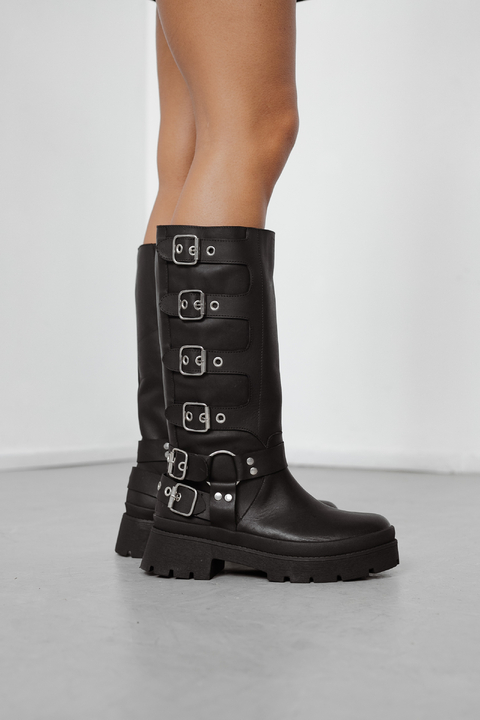 BIKER BOOTS MIU CUERO VACUNO - comprar online
