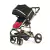 Coche Moises 3 en 1 Ruedas XXL de Caucho Todoterreno Motek - papalotebebes