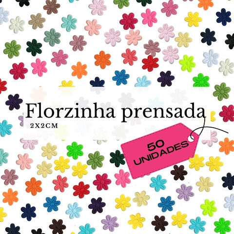 Florzinha PRENSADA 2x2cm com 50 und. - comprar online