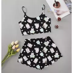 Pijama Babydoll BTS - Conjuntinho completo (ESTOQUE BRASIL) - loja online