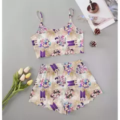 Imagem do Pijama Babydoll BTS - Conjuntinho completo (ESTOQUE BRASIL)
