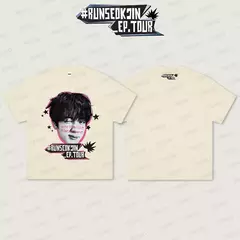 Camiseta JIN #RUNSEOKJIN EP TOUR bts - em Algodão - (ESTOQUE BRASIL) - KPOP BRAZIL  STORE