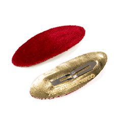 PRESILHA TIC TAC VELUDO MENINAS E MULHERES (KIT OU PAR) - Aline Almeida Prado