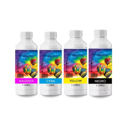 4 Litros Tinta 544 Genérica Para Impre Eps L3150 L3110 L3160