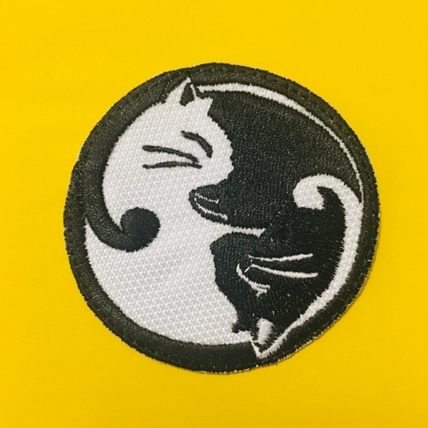 Parche Ying Yang Cats