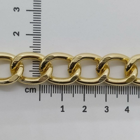Cadena de aluminio x metro