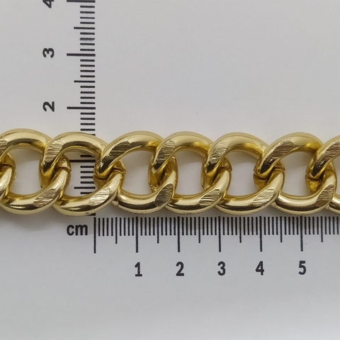 Cadena de aluminio x metro