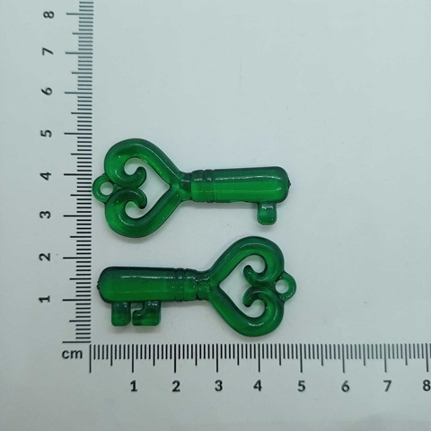 Acrílico con forma (LLAVES) x 25 gramos