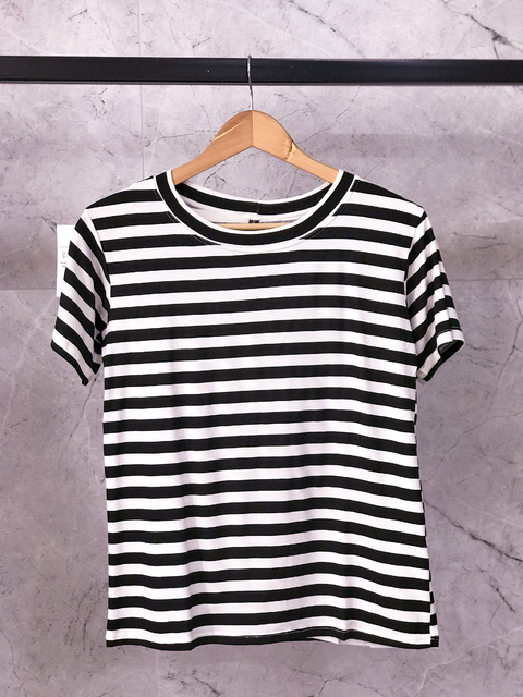 T-shirt Listrada Viscolycra - comprar online