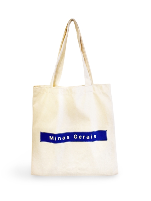 Sacola Placa Minas Gerais - Ecobag Cru