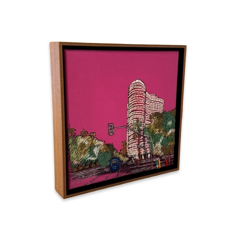 Bordado Belo Horizonte por Gaby Aragão