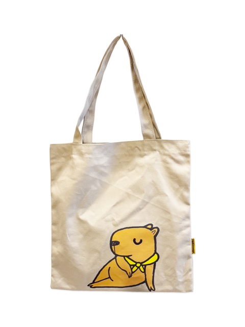 Sacola Hilda Capivara - Ecobag Cru