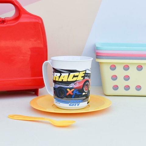 Kit de Taza Con Plato Y Cuchara