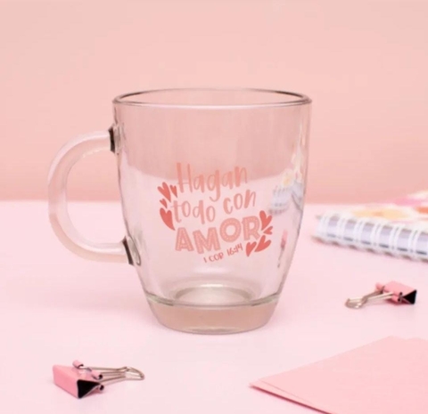 Taza de vidrio