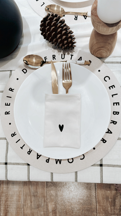 portacubierto corazon