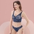 Conjunto de lingerie importado cropped rendado ZeD azul - Lize Moda Intima