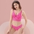 Conjunto de lingerie importado cropped rendado pink - Lize Moda Intima