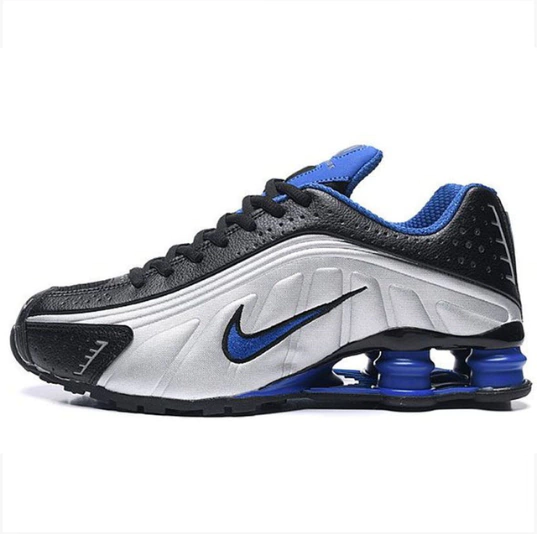 Nike Shox R4 Cinza C/Azul