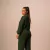Calça Pantalona Tricot Aura- Verde Musgo - loja online