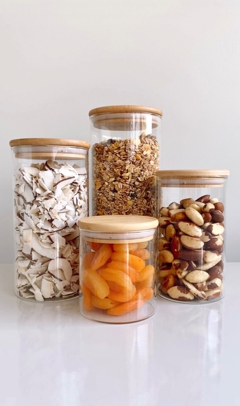 KIT POTE HERMÉTICO REDONDO - 4 PEÇAS