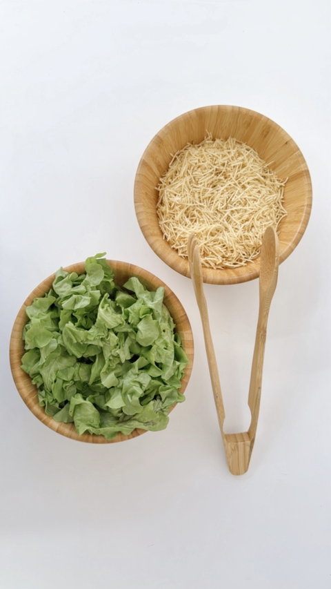 2 BOWLS BAMBU REDONDO - GRÁTIS PEGADOR